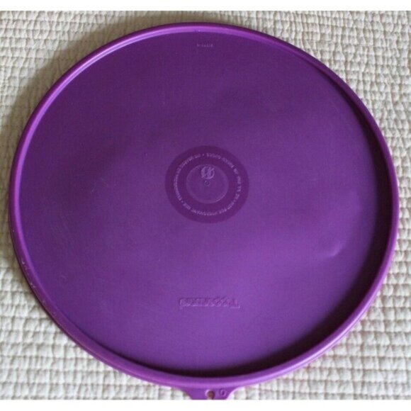 9" Purple TUPPERWARE Replacement Lid 2197 for Microwave Stack Steamer Casserole - Picture 1 of 1